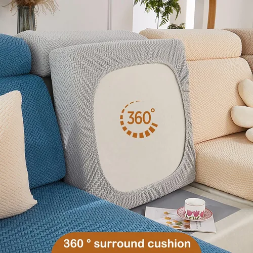 Miniatura 3 de Funda universal para sofá resistente al desgaste, fundas elásticas para sofá modular en forma de L, ambas fundas seccionales izquierda y derecha