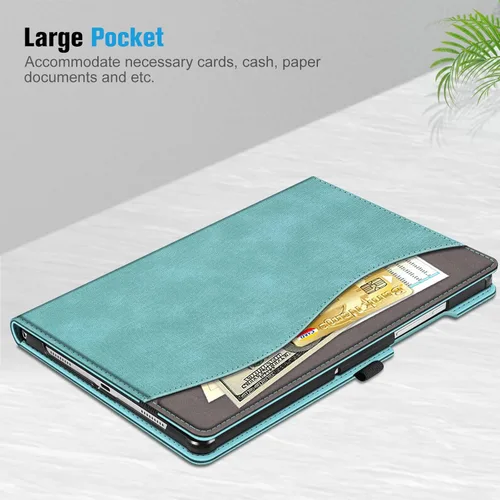 Miniatura 5 de Fintie Funda para Samsung Galaxy Tab A8 de 10.5 pulgadas modelo 2022 (SM-X200/X205/X207), cubierta trasera inteligente de visión multiángulo