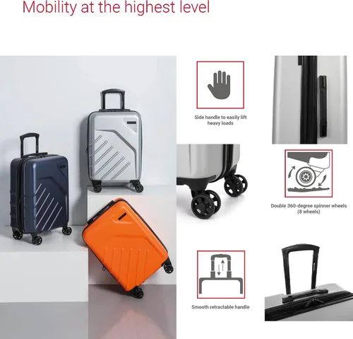 Miniatura 3 de Colección LGA - Equipaje rígido - ABS, plateado