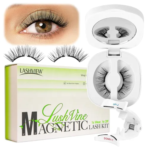 Miniatura 12 de Lashview Ellipse Extensiones de pestañas planas de 0.15 mm, rizo C de 0.43 pulgadas, negro visón, pestañas individuales, súper mate, extremadamente