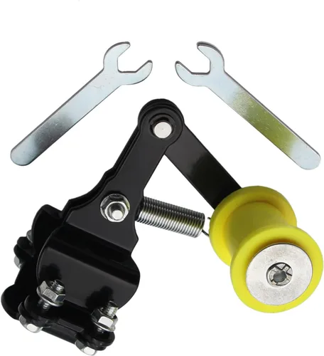 Miniatura 7 de Conjunto de guía tensor de cadena universal para ATV, mini moto, moto de cross, kart (azul)