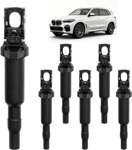 Miniatura 10 de Paquetes de Bobina de Encendido HQPASFY, Compatible con BMW 2002-2018 750li/550i/650i/750i, X5/X6, 545i/645ci/745i/745li, Alpina B6/B7/M5/M6 4.4L