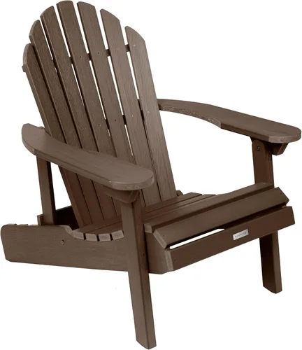 Miniatura 10 de Highwood Hamilton - Silla Adirondack plegable y reclinable fabricada en Estados Unidos, tamaño adulto, eucalipto