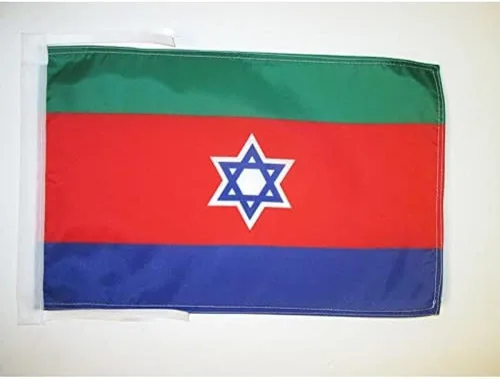 Miniatura 1060 de Bandera de México AZ FLAG, 45.7 x 30.5 cm, con cordones - Pequeñas banderas mexicanas de 30 x 45 cm - Bandera de 45.7 x 30.5 cm