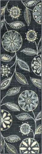 Miniatura 31 de Maples Rugs Reggie - Alfombra de pasillo floral, fabricada en Estados Unidos, lavable, antideslizante, alfombra de interior para cocina, pasillo