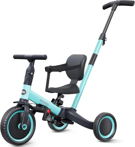 newyoo - Triciclos para niños de 1 a 3 años, bicicleta para niños pequeños, regalo de cumpleaños y juguete para niños y niñas, triciclo para niños