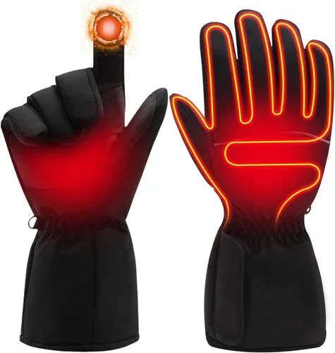 MMlove USB Heated Gloves for Men Women, Touchscreen, Waterproof, Outdoor & Indoor Hand Warmers for Climbing,Motorcycling,Skiing
