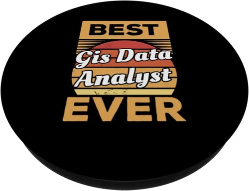 Miniatura 2 de Vintage Best GIS Data Analyst Ever PopSockets Standard PopGrip