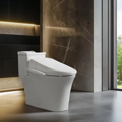 Miniatura 2 de SmartBidet SB-2000 Asiento de bidé eléctrico - Asiento para inodoro climatizado con secador de aire caliente y funciones de lavado con control