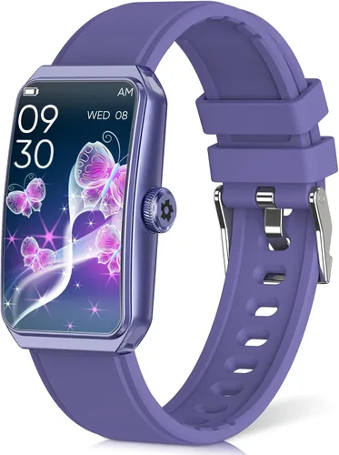 Miniatura 9 de Rastreador de actividad física con frecuencia cardíaca 24/7, oxígeno en sangre, rastreador de sueño, reloj de fitness impermeable, rastreador