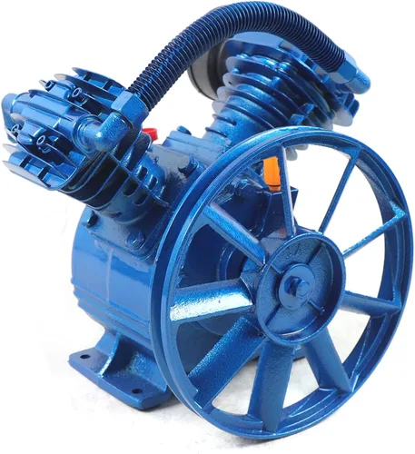Miniatura 5 de Cabezal de bomba de compresor de aire 175PSI 3HP Cabezal de bomba de compresor de aire de doble cilindro, cabezal de compresor de aire universal