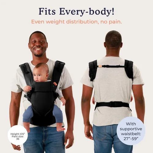 Miniatura 5 de Beco Baby Carrier - Portabebés Gemini desde recién nacido hasta niño pequeño - Portabebés ergonómico certificado para bebés y niños de 7 a 35 libras