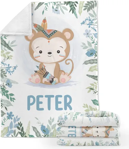 Miniatura 13 de ZouZou Mantas de bebé personalizadas con nombre, mantas de bebé personalizadas para niños, manta de bebé de avión, el mejor regalo para bebé, recién