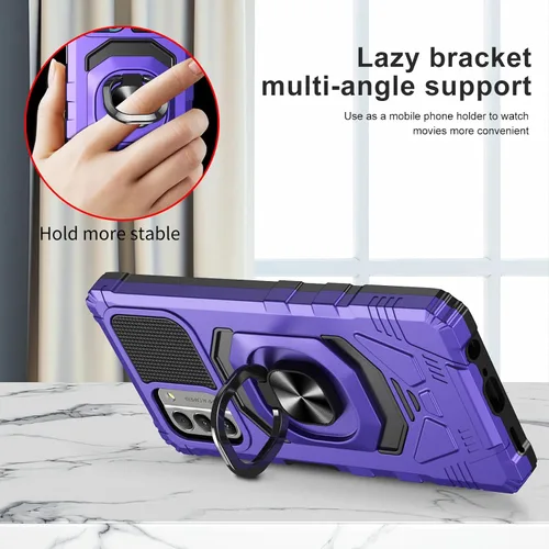Miniatura 2 de Ailiber Funda para Nokia G310 con soporte, protector de pantalla para Nokia G310 con protector de pantalla, para montaje magnético de automóvil