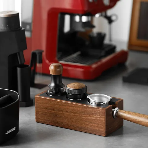 Miniatura 4 de Portafiltros de madera para manipulación de espresso de 2.087 in