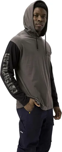 Miniatura 18 de Caterpillar Camisas largas con capucha para hombre con protección UPF 50, control de humedad y logotipo de gato en la manga