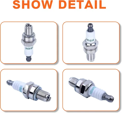 Miniatura 5 de Bujía para Husqvarna 130BT 150BT 170BF 170BT 180BF 180BT 350BF 350BT 360BT 370BTS 380BFS 380BTS 560BFS 570BFS 570BTS 426LST 233RJ 243R 253R 253R