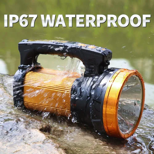 Miniatura 5 de Foco Recargable de 1800LM, Linterna Foco de 13600mAh, 80H de Larga Duración, IP67 Impermeable, 3 Modos, Luz de Foco para Camping al Aire Libre