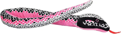 Miniatura 2 de Wild Republic - Peluche de serpiente de peluche, regalo para niños, Escalas de color rosa y gris, 54
