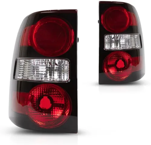 Miniatura 4 de Para Ford Explorer 2006 07 08 09 2010 Luz trasera lado del conductor y del pasajero Par Lente transparente y roja Reemplazo para FO2818140