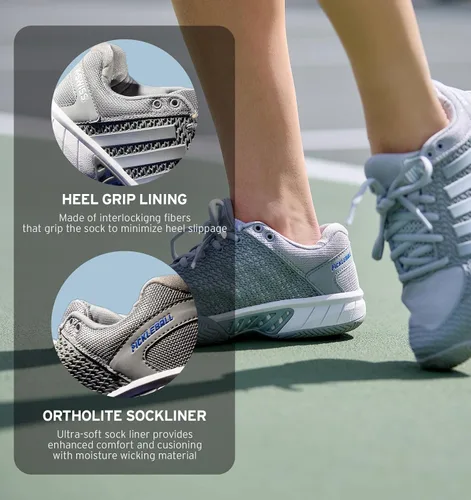 Miniatura 3 de K-Swiss Express Light Pickleball - Zapatillas para mujer, color blanco