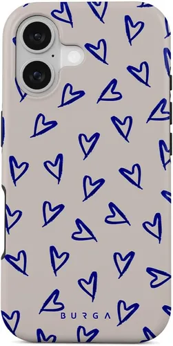 Miniatura 60 de BURGA - Funda compatible con iPhone 12, apta para carga inalámbrica, carcasa rígida híbrida de 2 capas + funda de silicona, resistente, ajuste