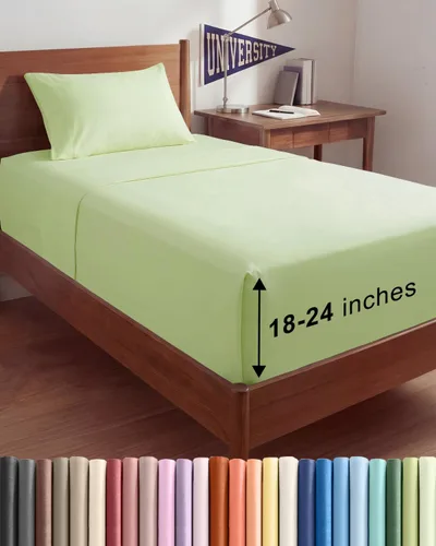 Miniatura 71 de Sábanas King divididas con bolsillos extra profundos, sábanas transpirables y refrescantes de 5 piezas, sábanas de lujo para hotel, suaves, sin 22