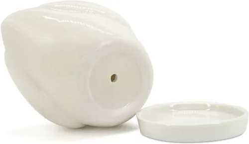 Miniatura 5 de GeLive Maceta de Cerámica para Suculentas de Pájaro Blanco, Maceta para Plantas de Animales, Florero, Caja de Alféizar de Ventana para Bonsái