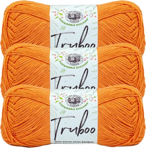 Miniatura 32 de (1 Madeja) Lion Brand Yarn Truboo Yarn, Aguamarina
