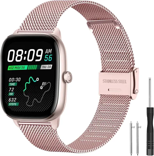 Miniatura 10 de Harikiri Correa compatible con Amazfit GTS 4 Mini/GTS 4/GTS 3/GTS 2e/GTS 2 Mini/GTS 2/GTS