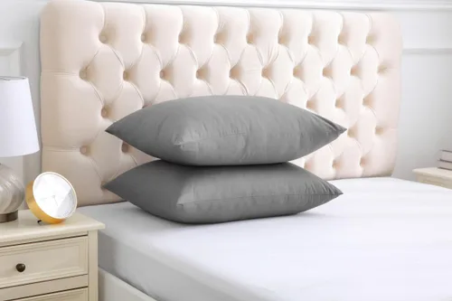 Miniatura 3 de Fundas de almohada tamaño King, fundas de almohada 100% algodón egipcio con cremallera oculta, 500 hilos, fundas de almohada con cremallera, juego