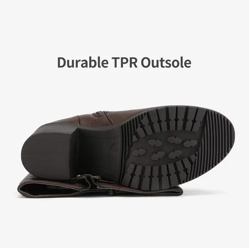 Miniatura 6 de Dream Pairs - Botas a la rodilla de tacón grueso para mujer