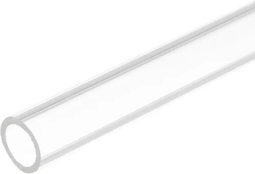 Miniatura 37 de MECCANIXITY Tubo acrílico rígido redondo tubo transparente 0.236 in ID 0.315 in OD 12.008 in longitud para lámparas y linternas, sistema