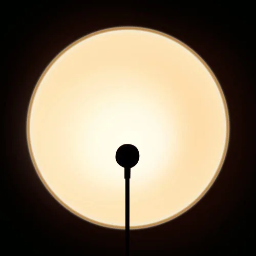 Miniatura 7 de EIUY Lámpara de puesta de sol, proyector de luz de puesta de sol LED de proyección de luz de noche de 360 grados de rotación romántica arco iris luz