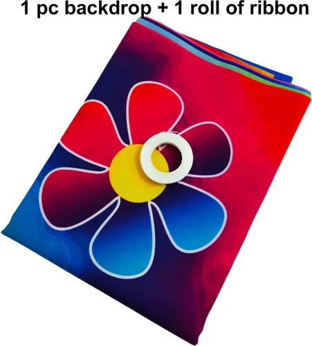 Miniatura 6 de Pancarta de fondos de amor con texto en inglés "Peace Groovy Love" de 70.8 x 35.4 pulgadas, cartel de decoración de fiesta de carnaval de los años