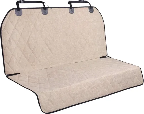 Vivaglory - Fundas de asiento de automóvil para perro, con diseño sin falda, acolchado y duradero, 600 denier, Oxford, 4 capas protectores de coche