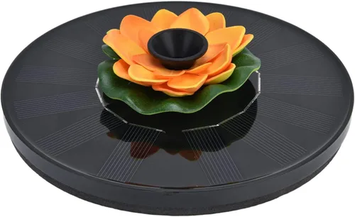 Miniatura 10 de Zerodis Bomba de fuente solar, fuente de agua solar de 4 rociadores para baños de pájaros, jardín, estanque, piscina al aire libre (rosa)