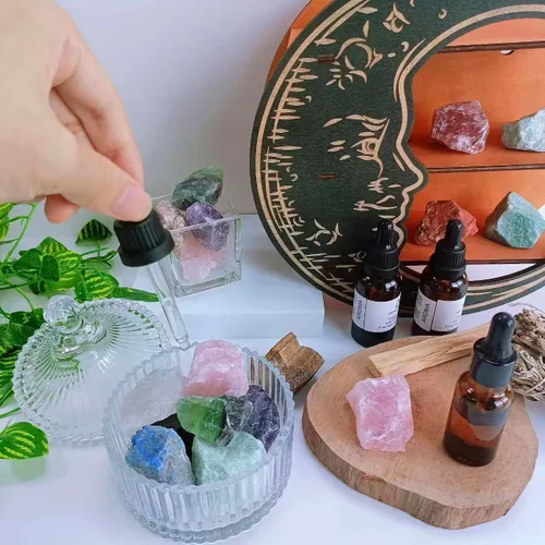 Miniatura 6 de LAIDANLA 1 libra 2" Piedras en Bruto Naturales de Amazonita Cristales Grandes Crudos a Granel Piedras Preciosas Curativas para Sanación Reiki