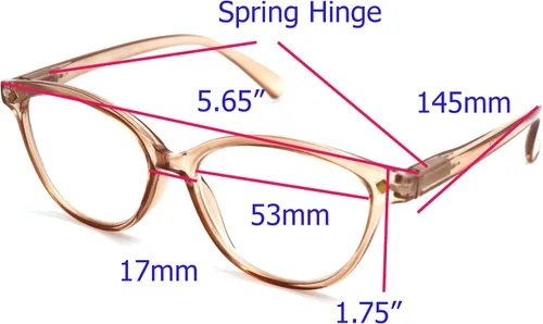 Miniatura 2 de ColorViper - Lentes de lectura clásicos estilo ojo de gato para mujer