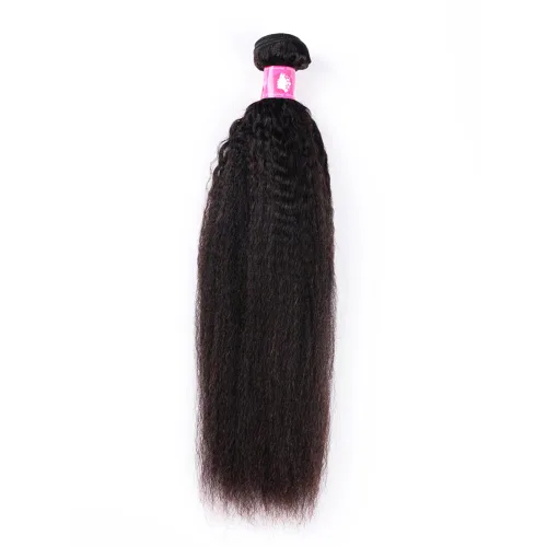 Miniatura 23 de Deep Curly Hair Bundle Brazillian Virgin Hair Weft Supplier 1pcs 12 Inch 1B Black 100g Soft Remy Hair Bundles