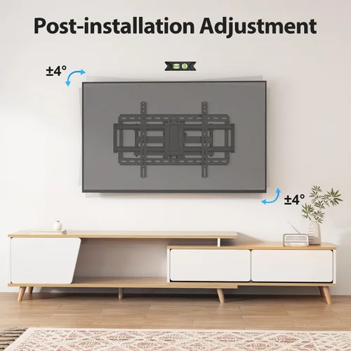 Miniatura 8 de Soporte de pared para TV de movimiento completo para soportes de TV de 37 a 86 pulgadas de hasta 132 libras y soporte de pared para TV