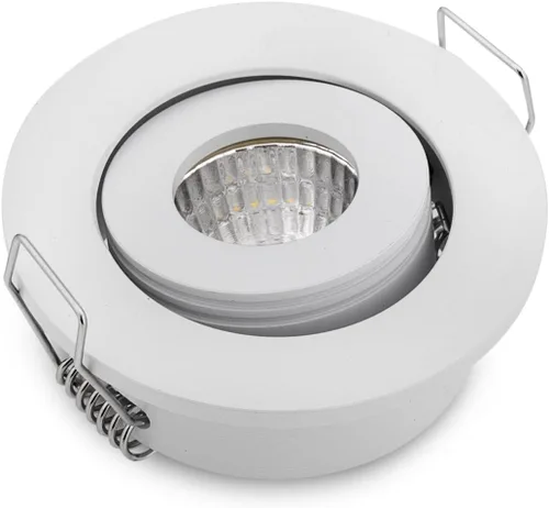 Miniatura 8 de Paquete de 10 mini 3W Mini LED Spot Light Negro Empotrable LED Luz de techo para el armario del hogar negro (black-10 por paquete)