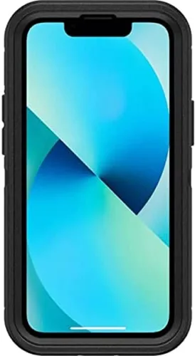 Miniatura 3 de OtterBox Defender Series - Funda sin pantalla para iPhone 13 Mini (solo funda), protección de defensa microbiana, embalaje no minorista, color negro