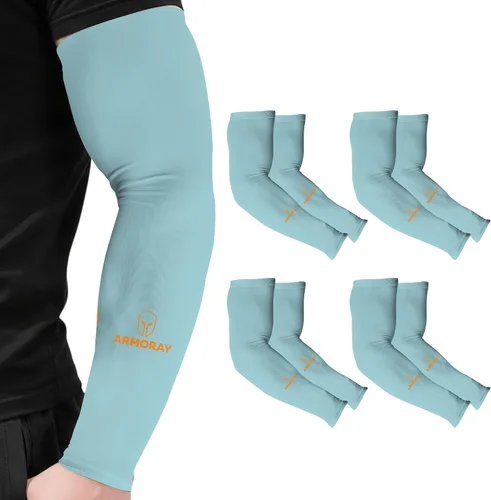 Miniatura 48 de ARMORAY - Mangas de brazo para hombres o mujeres; para cubrir tatuajes; de enfriamiento, para practicar deportes, básquetbol, golf, fútbol