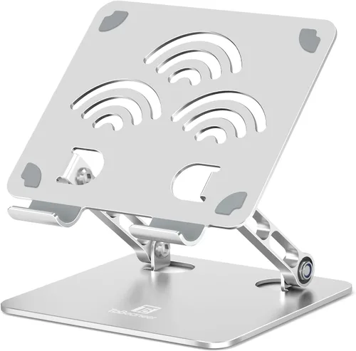 Miniatura 10 de Soporte Ajustable para Tablet de Escritorio, Soporte de Aluminio Premium para iPads, Tablets, Kindles, Switch, Teléfonos y Todos los Dispositivos