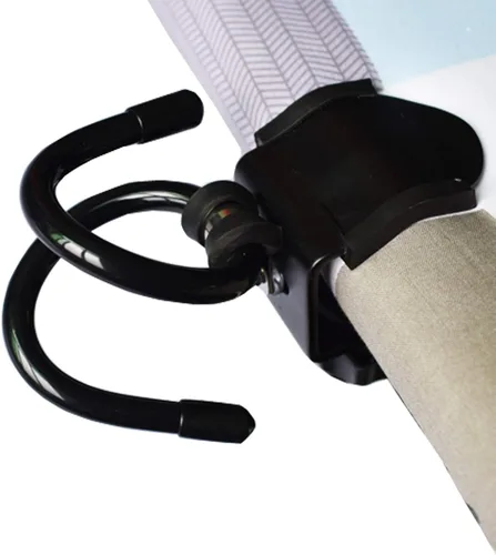 YYST Soporte para cable de plancha de vapor Cord Minder con clip universal, color negro