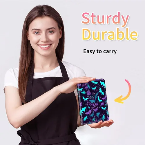 Miniatura 5 de Libros de mesero para camarera, cartera de cuero para camarero con cremallera, soporte para recibos, para camarero, camarero, accesorios