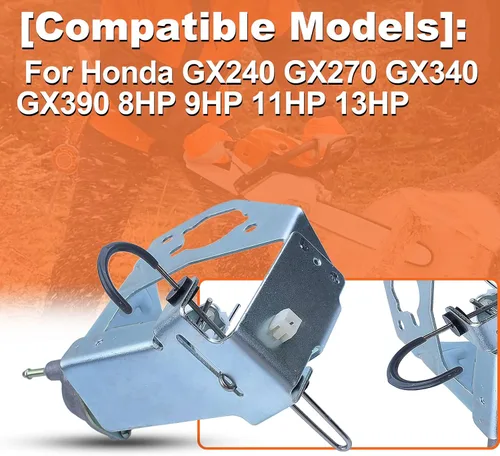 Miniatura 4 de Conjunto de estrangulador manual para Honda GX240 GX270 GX340 GX390 5KW-6.5KW Generator New, Conjunto de estrangulador manual