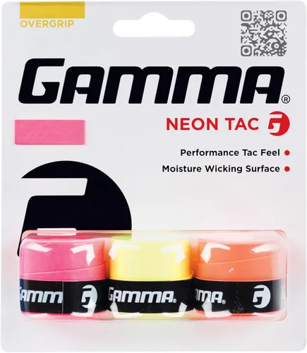 Miniatura 8 de GAMMA Overgrips deportivos de neón para tenis – Alto rendimiento y absorción de humedad, también para pickleball, pádel, raqueta Sports OG – Dri