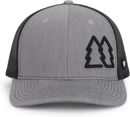 Miniatura 2 de WUE Simple Pine Trees - Gorros de camionero para hombre, ajustable, con cierre de malla, ideal para exteriores
